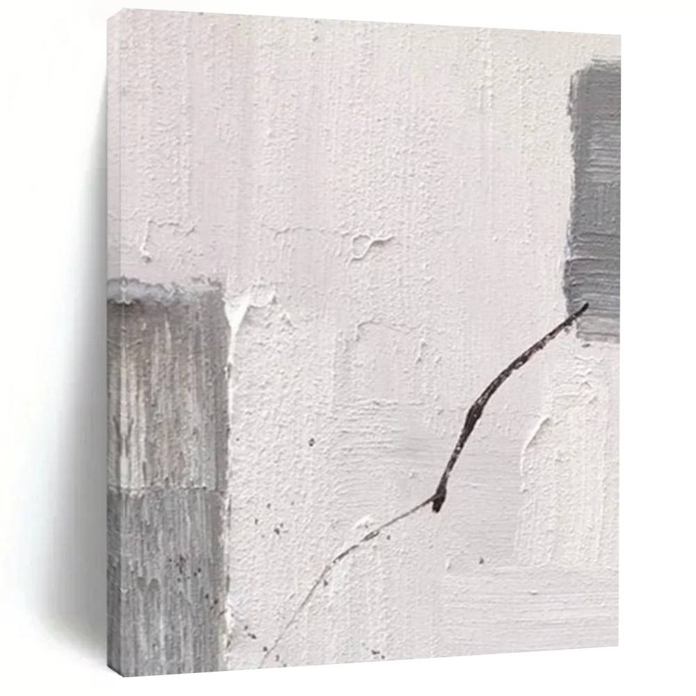 Bold White City - original art for interior design